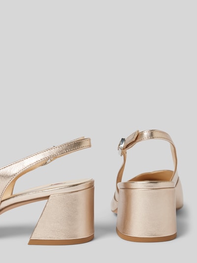 Högl Slingbacks aus echtem Leder Rose Gold 2