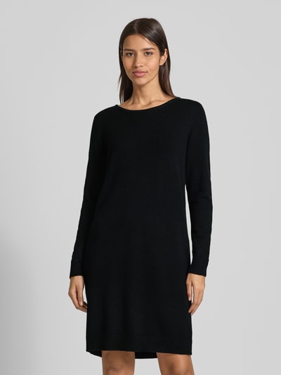 Vila Knielanges Kleid mit Rundhalsausschnitt Modell 'RIL' Black 4