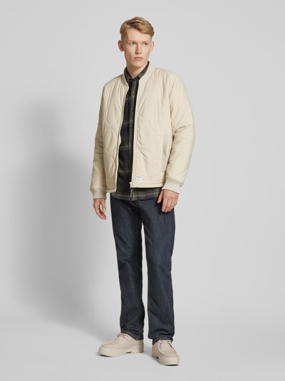 Pepe Jeans Steppjacke mit Stehkragen Modell 'MALABAR' Beige 1