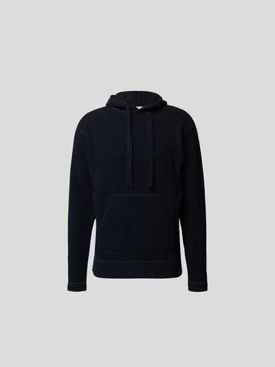 Officine Générale Hoodie in Strick-Optik Dunkelblau 2