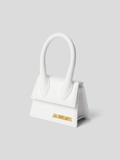 Jacquemus Micro Bag mit Label-Applikation Weiss 2