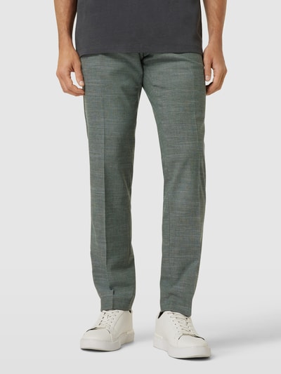 Wilvorst Pantalon met paspelzakken aan de achterkant Groen - 4