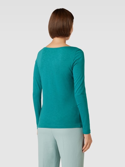 Tom Tailor Longsleeve mit U-Boot-Ausschnitt Petrol 5