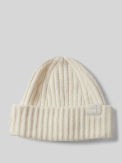 Tommy Hilfiger Beanie met labeldetail, model 'FLUFFY' Offwhite - 1