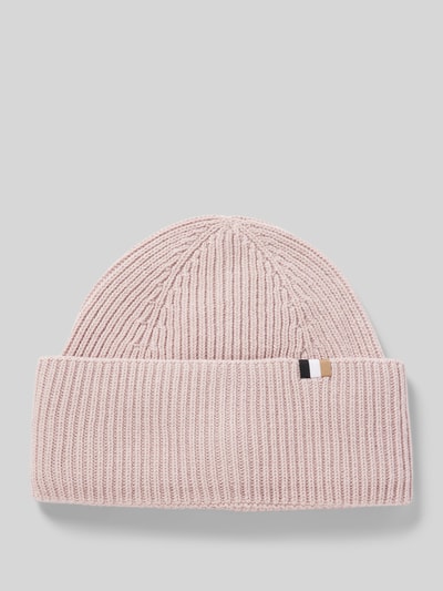 BOSS Beanie mit Label-Detail Modell 'Laura' Rose 1