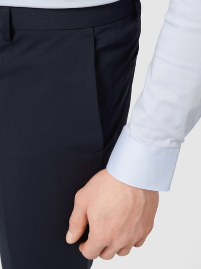 HUGO Extra slim fit pantalon met stretchgehalte Marineblauw - 3