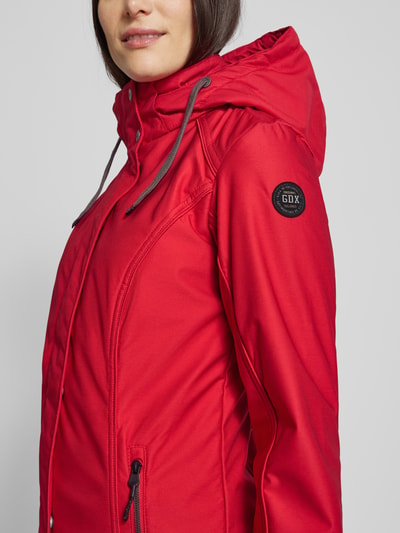 G.I.G.A. DX Softshelljacke mit Reißverschlusstaschen Rot 3