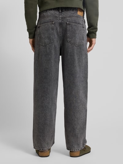 American Vintage Relaxed fit jeans met 5-pocketmodel, model 'YOPDAY' Lichtgrijs - 5