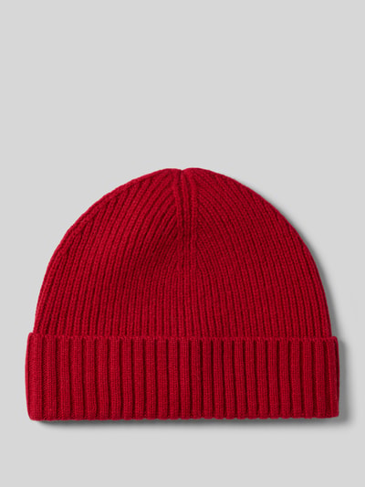 MCNEAL Czapka beanie z mieszanki wełny i kaszmiru Ciemnoczerwony 1