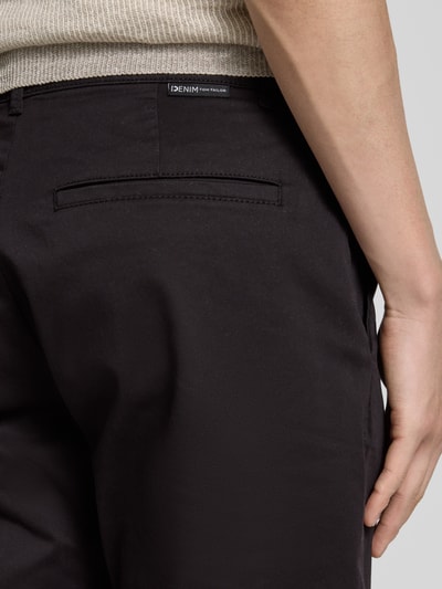 Tom Tailor Denim Regular Fit Bermudas aus Baumwoll-Mix Black 3