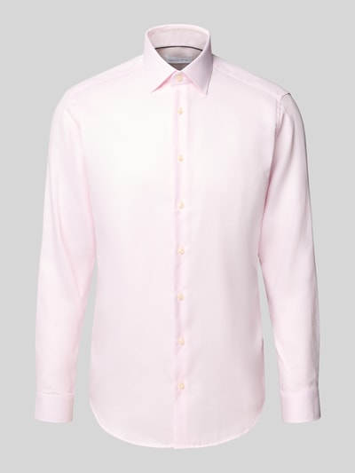 Christian Berg Men Regular Fit Business-Hemd mit Kentkragen Hellrosa 2