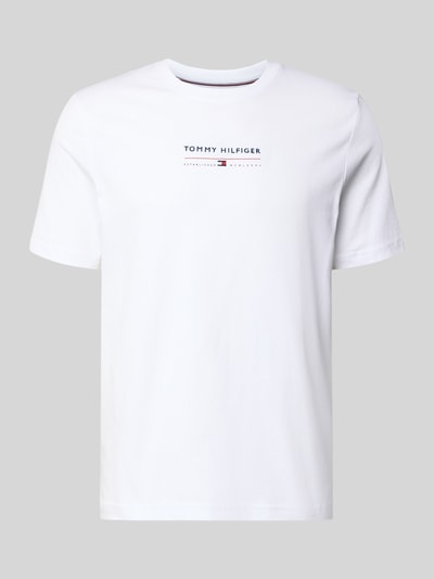 Tommy Hilfiger Regular Fit T-Shirt aus reiner Baumwolle Weiss 2