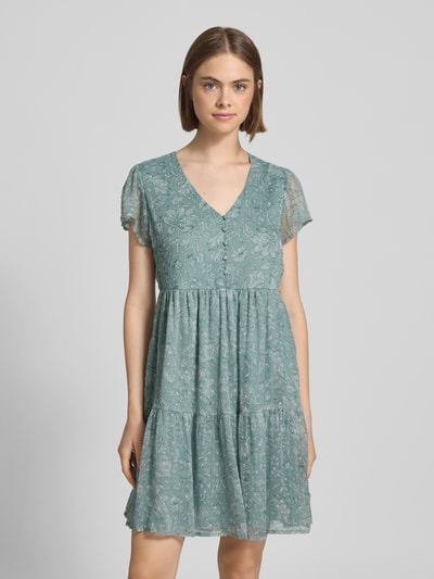 Only Regular Fit Chiffonkleid mit floralem Muster Modell 'AIDA ELISA LIFE' Schilf 4
