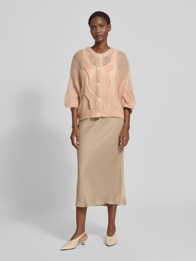 BOSS A-Linien Maxi-Rock aus reiner Viskose Modell 'VESATIE3' Beige 1