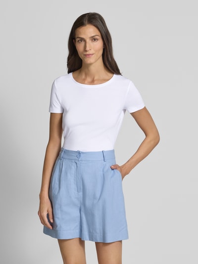 Christian Berg Woman T-shirt met geribde ronde hals Wit - 4