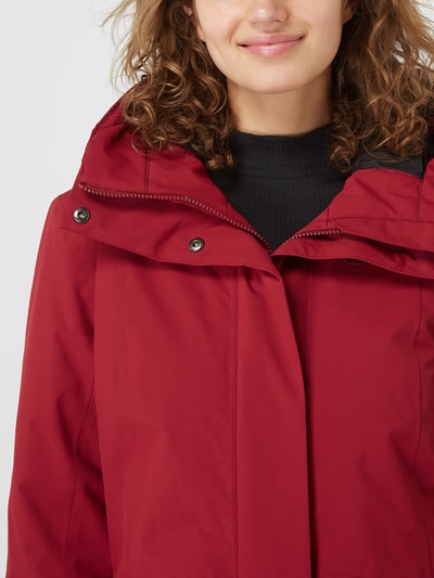 Didriksons Parka met capuchon, model 'Casja' Rood - 3