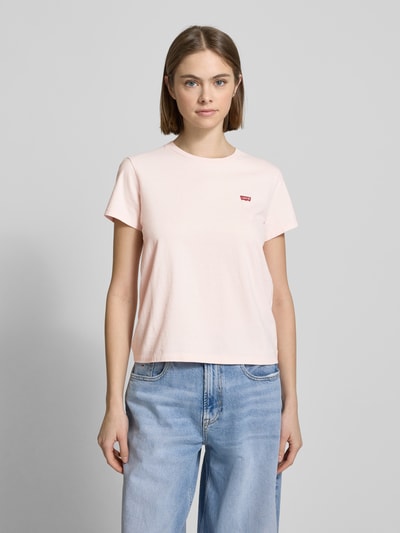 Levi's® T-Shirt mit Label-Detail Hellrosa 4