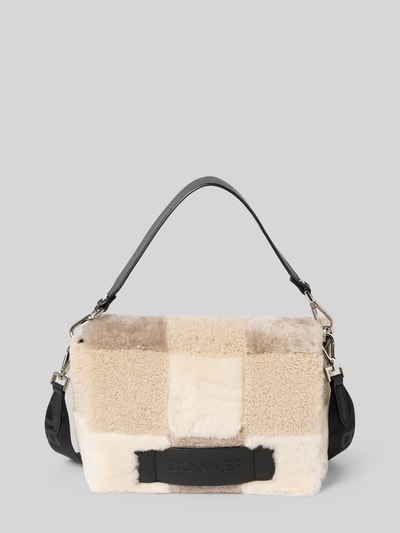 BOGNER Shoulder Bag mit Logo-Prägung Modell 'Hochalp' Sand 2
