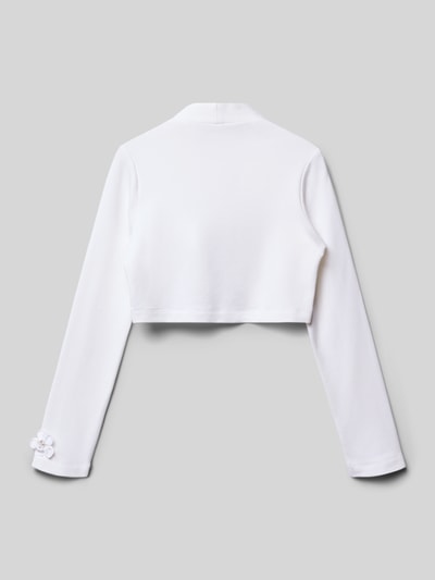 Weise Regular fit bolero van viscosemix Wit - 3