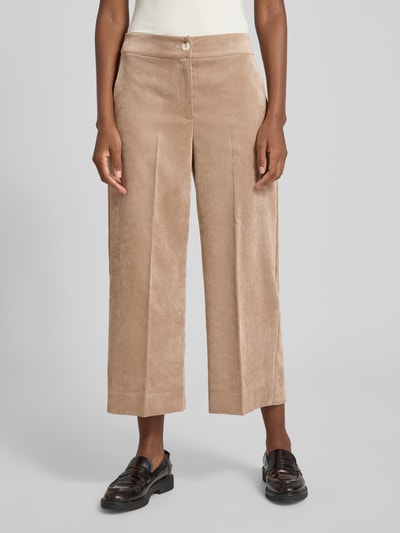 OPUS Straight leg broek met steekzakken, model 'Misha lane' Camel - 4