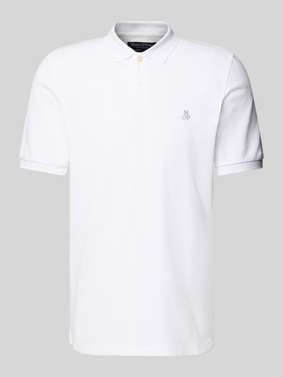 Marc O'Polo Regular Fit  Poloshirt aus reiner Baumwolle Weiss 2