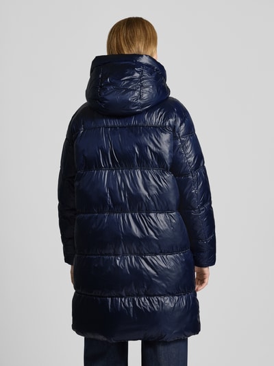 Blauer Usa Steppmantel mit Zweiwege-Reißverschluss Modell 'ARMORY' Dunkelblau 5