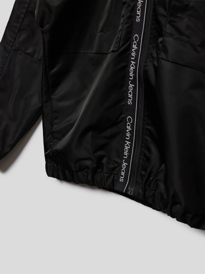 Calvin Klein Jeans Jacke mit Label-Applikation Modell 'LOGO TAPE' Schwarz 2