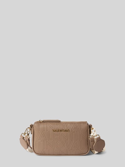 VALENTINO BAGS Crossbody Bag mit Label-Detail Modell 'PANSY' Taupe 1