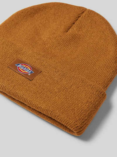 Dickies Beanie met labeldetail, model 'GIBSLAND' Middenbruin - 2