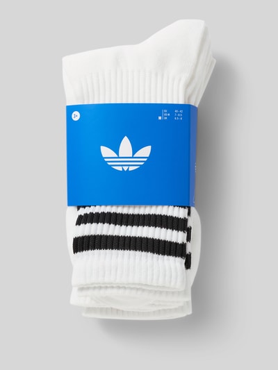 adidas Originals Skarpety z nadrukiem z logo w zestawie 3 szt. Biały 3