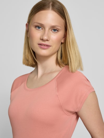 JAKE*S STUDIO WOMAN T-shirt z prążkowanym okrągłym dekoltem Brudnoróżowy 3