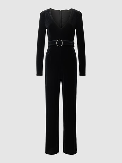 Mango Jumpsuit mit V-Ausschnitt Modell 'XTUXEDO2' Black 2