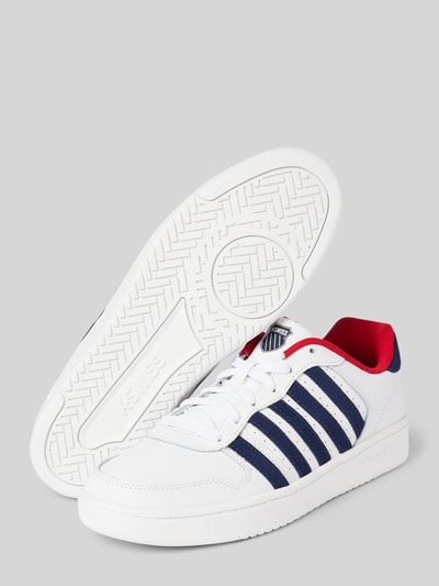 K-SWISS Ledersneaker mit Logo-Print Modell 'Court Palisades' Weiss 4