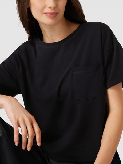 Esprit T-Shirt mit überschnittenen Schultern Black 3