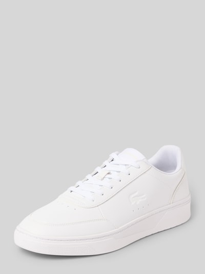 Lacoste Low Top Sneaker aus echtem Rindsleder Weiss 1
