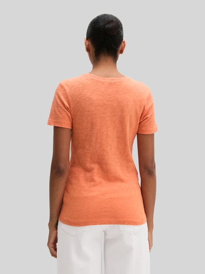 Marc O'Polo Regular Fit T-Shirt aus reiner Baumwolle Orange 5