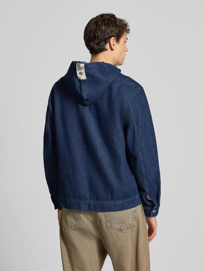 Marc O'Polo Denim Regular fit jeansjack van katoenmix Donkerblauw - 5