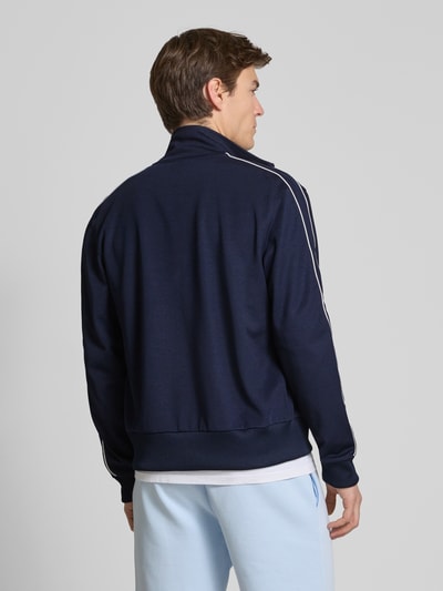 Lacoste Sweatjacke mit Label-Detail Marine 5