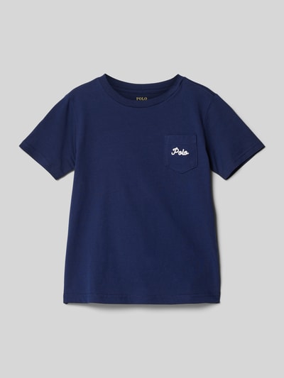 Polo Ralph Lauren Kids T-Shirt mit Brusttasche Marine 1