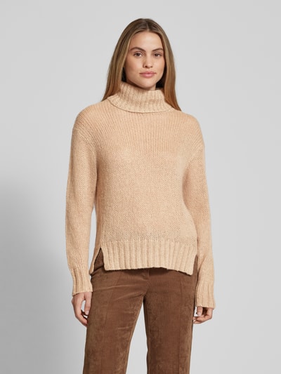 JOOP! Strickpullover mit Rollkragen Camel 4