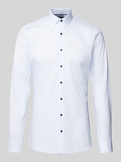 OLYMP No. Six Super slim fit zakelijk overhemd met kentkraag Bleu - 2