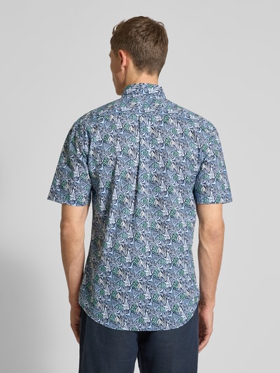 Fynch-Hatton Regular Fit Freizeithemd mit Button-Down-Kragen Marine 5