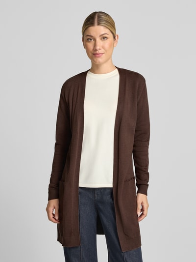 b.young Cardigan aus Viskose-Mix Modell 'NONINA' Schoko 4