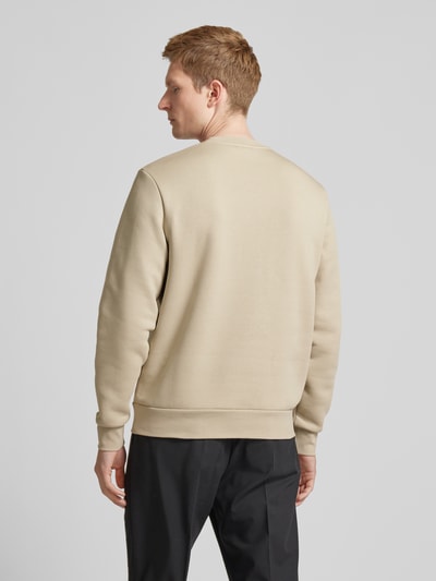CK Calvin Klein Sweatshirt met labelprint, model 'OVERLAY BOX' Lichtgroen - 5