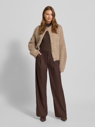 Someday Strickjacke mit Knopfleiste Modell 'Tamanah' Beige Melange 1