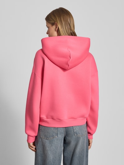 Review Oversized Hoodie mit Kapuze Neon Pink 5