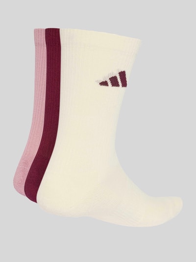 adidas Sportswear Socken aus Baumwoll-Mix im 3er-Pack Bordeaux 3