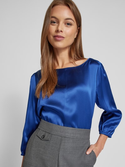 Marc Cain Regular Fit Bluse mit 3/4-Arm Royal 3