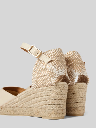 Castañer Wedges mit Fesselriemen Modell 'CAROL' Offwhite 2