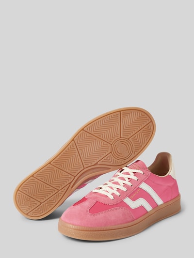 Gant Sneaker aus Leder-Mix mit Label-Detail Modell 'CUZIMA' Pink 4